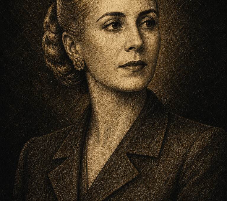 Retrato Acólito de Eva Perón
