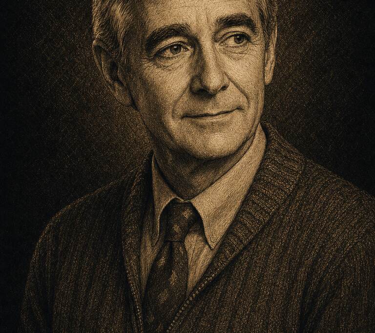 Retrato Acólito de Fred Rogers