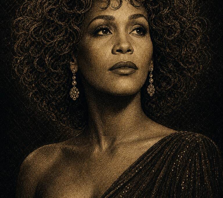 Retrato Acólito de Whitney Houston
