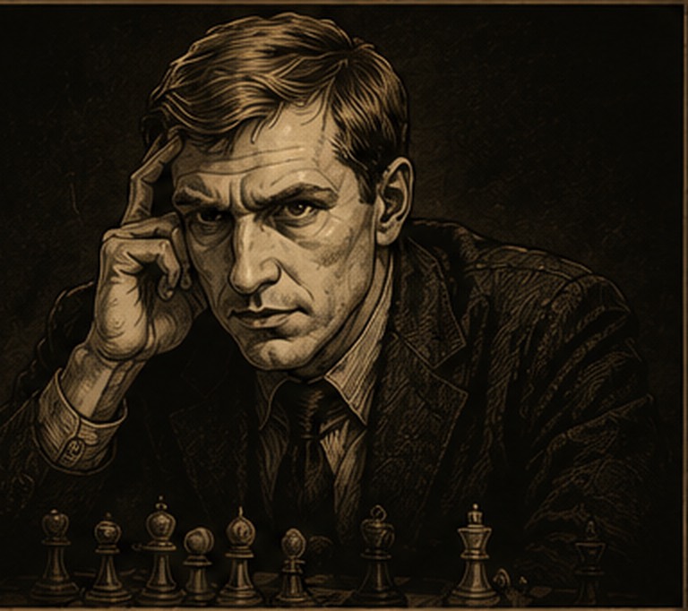 Retrato Arcano de Bobby Fischer