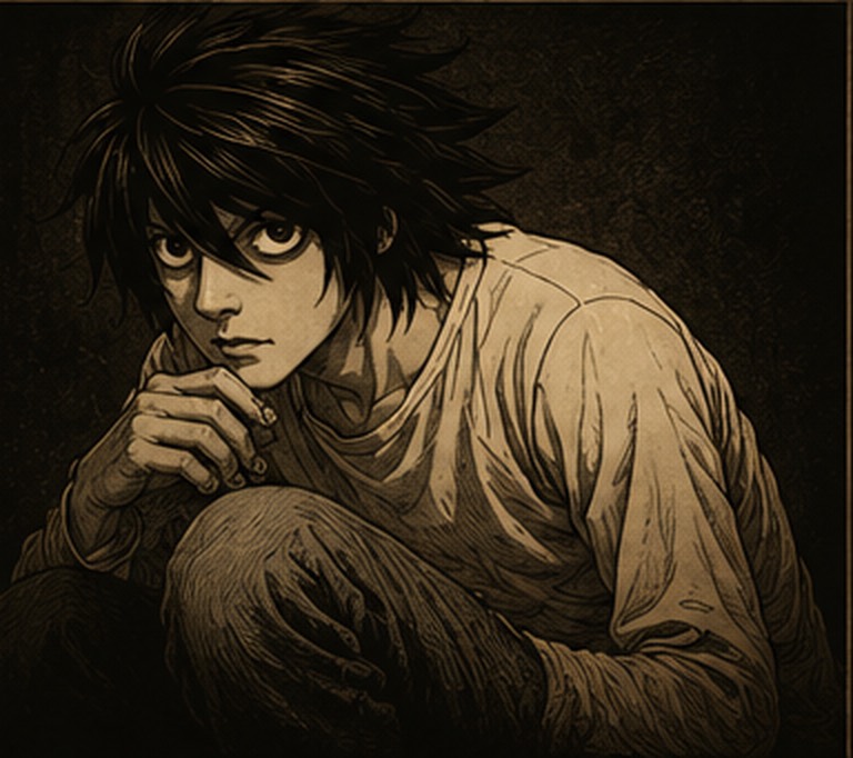 Retrato Arcano de L Lawliet