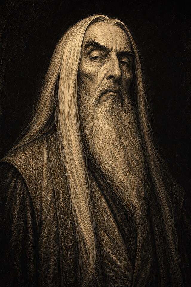 Retrato de Saruman