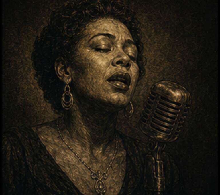 Retrato Bardo de Billie Holiday