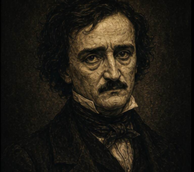 Retrato Bardo de Edgar Allan Poe