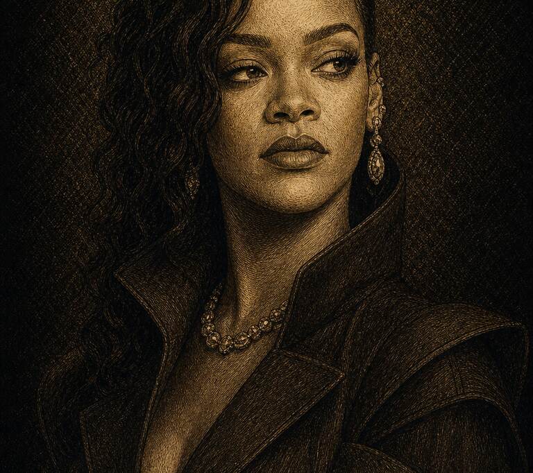 Retrato Bardo de Rihanna