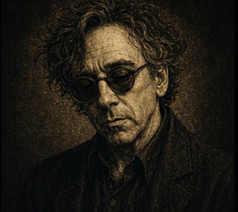 Retrato Bardo de Tim Burton