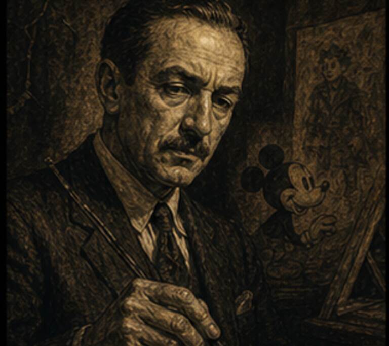 Retrato Bardo de Walt Disney