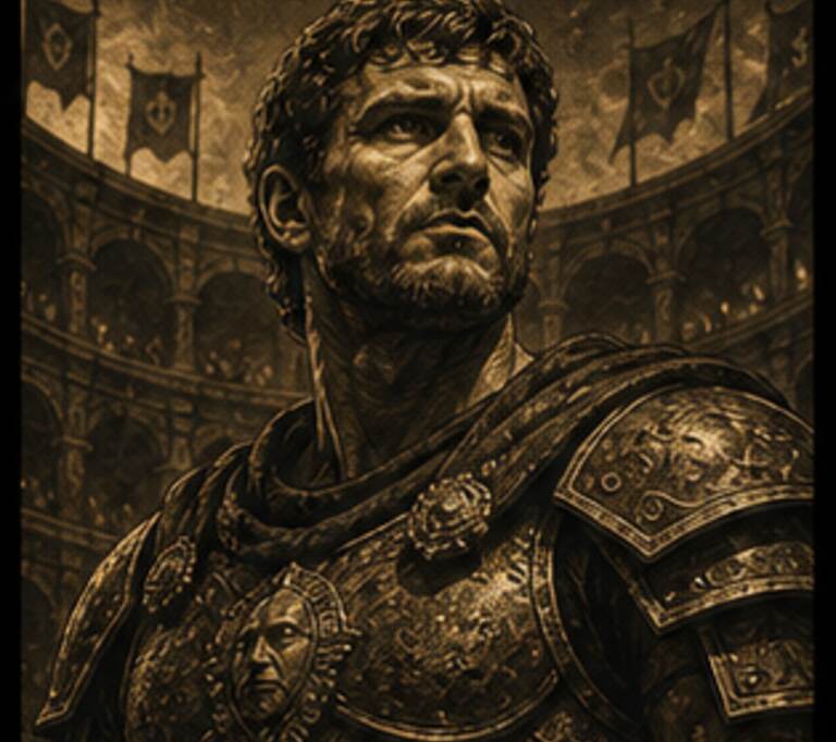 Retrato Gladiador de Maximus