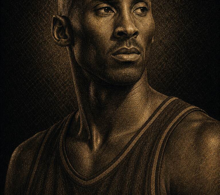 Retrato Gladiador de Michael Jordan