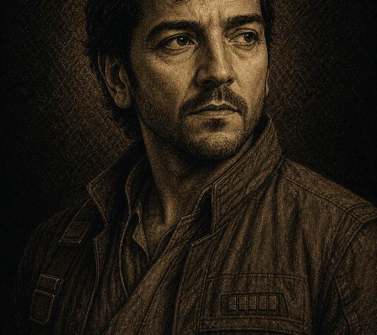 Retrato Guardião de Cassian Andor