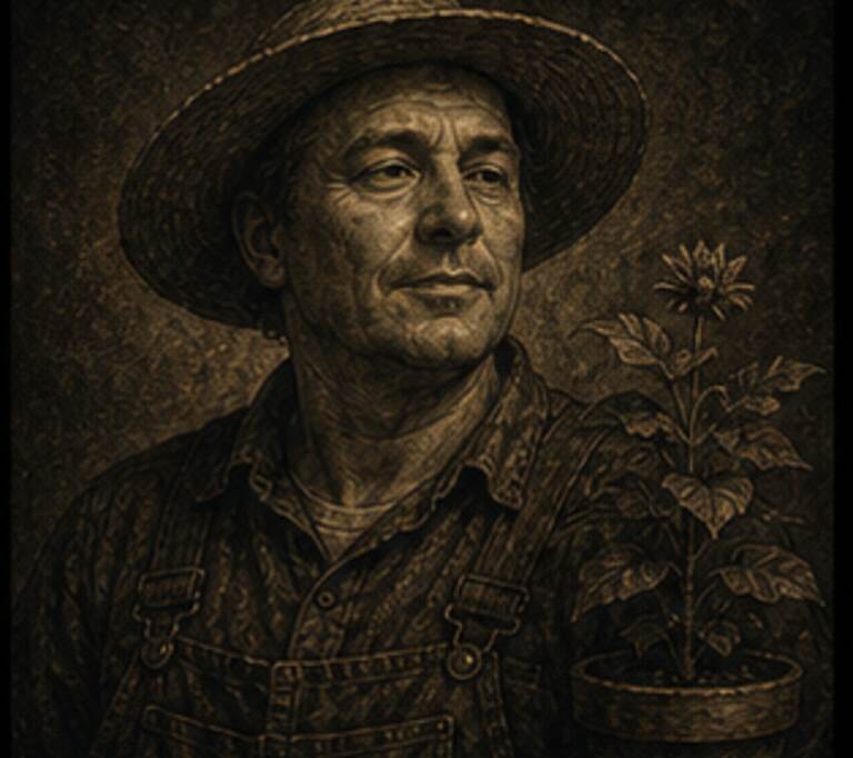 Retrato Monge de Chance Gardiner