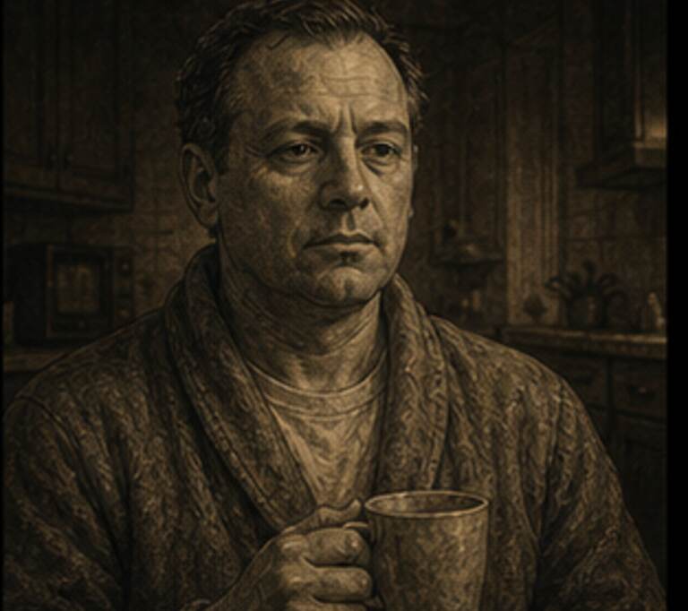 Retrato Monge de Lester Burnham
