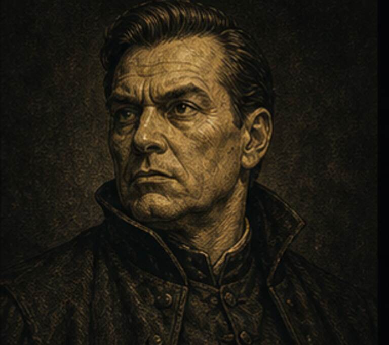 Retrato Paladino de Inspetor Javert