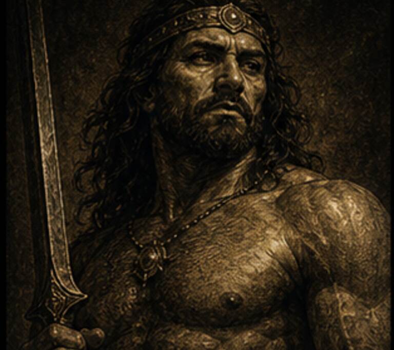 Retrato Titã de Conan