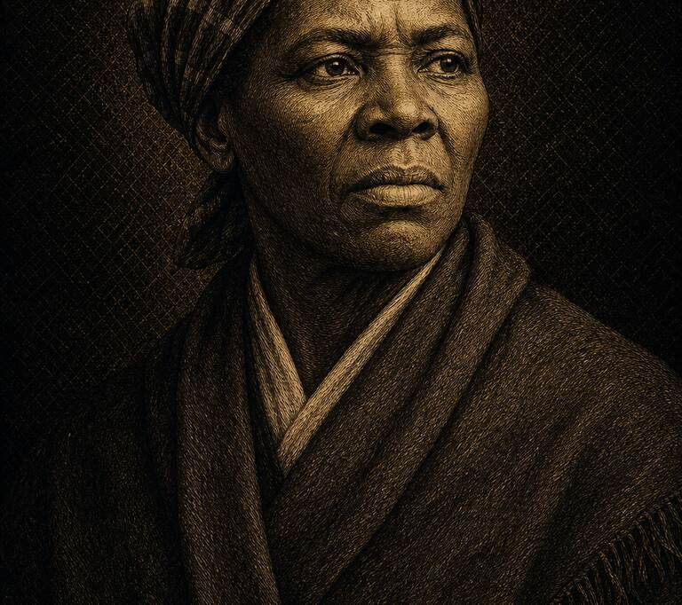 Retrato Titã de Harriet Tubman