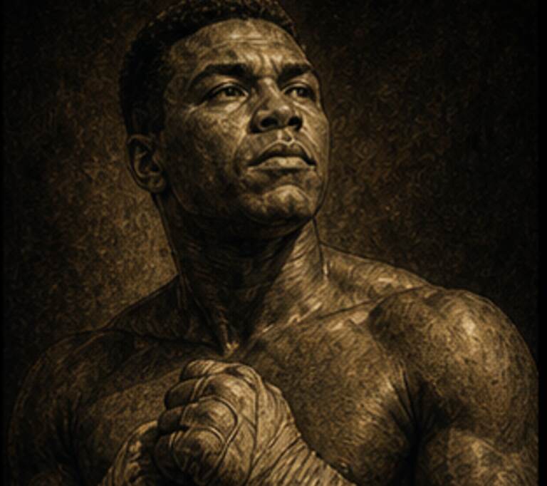 Retrato Titã de Muhammad Ali